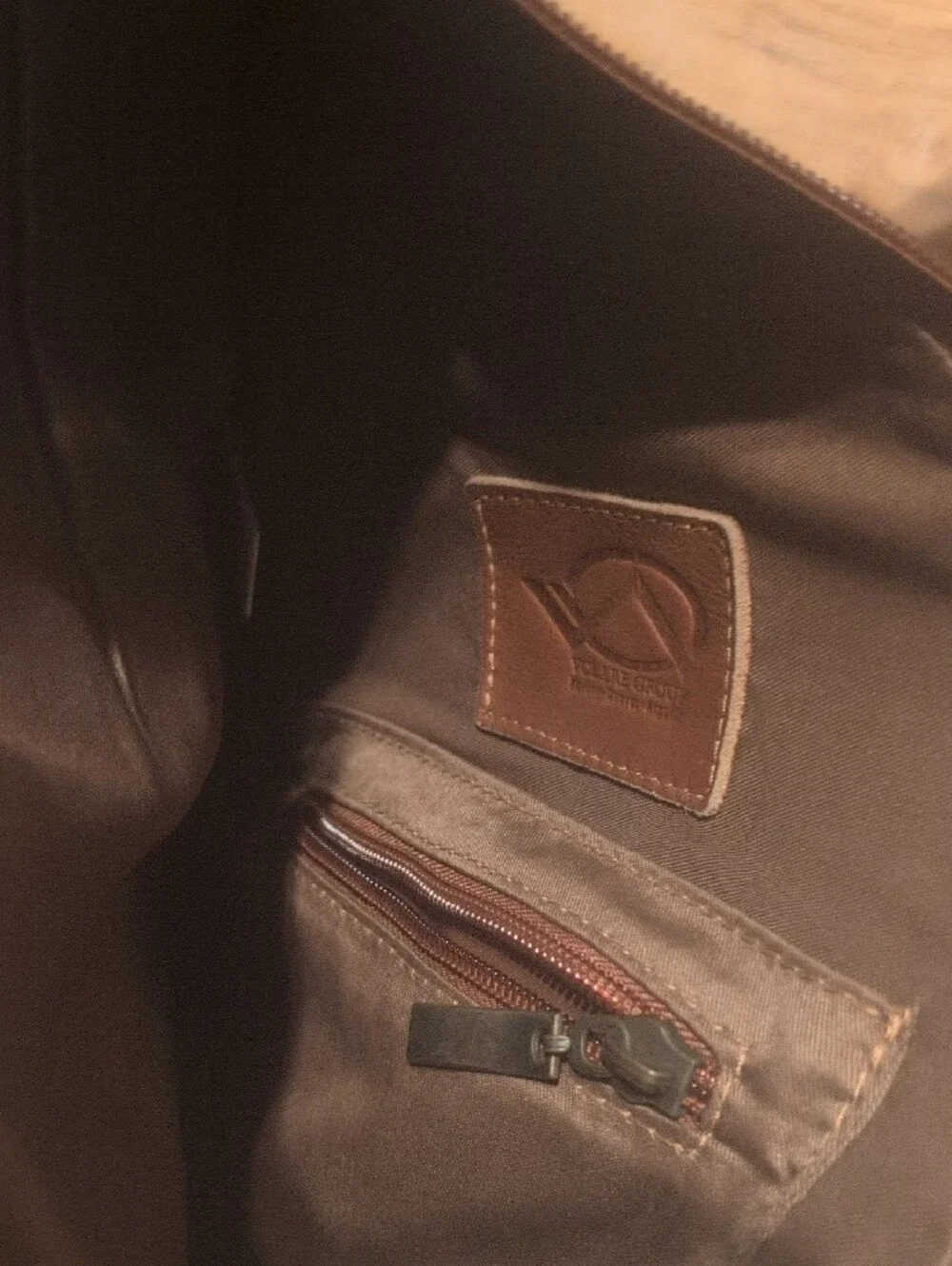 Volare Group Brown Leather Sling/ Backpack Casual Crossbody
